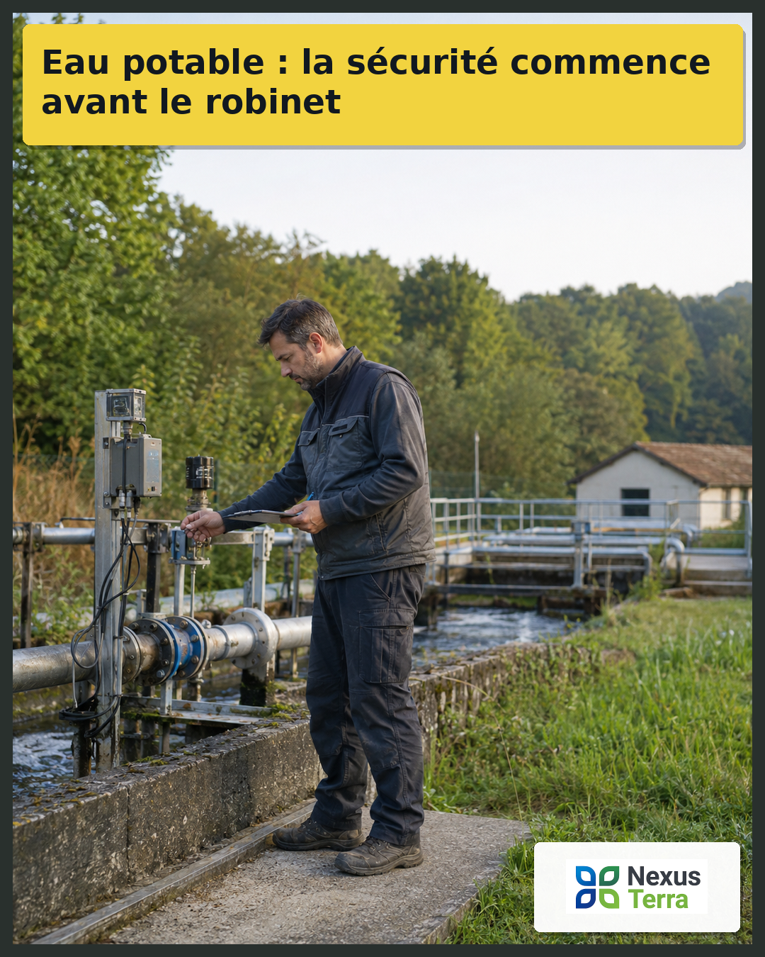 Eau potable : la sécurité commence avant le robinet