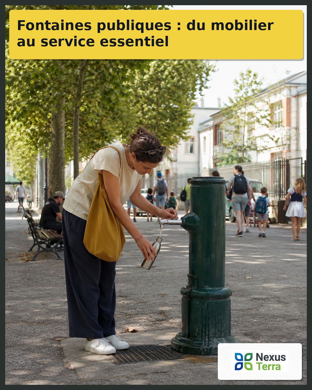 Les fontaines publiques, petit équipement devenu stratégique